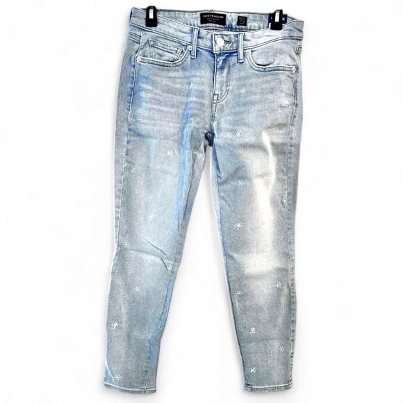 NWT Lucky Brand (12/31) Lolita Embroidered Skinny Jean - Picture 8 of 14